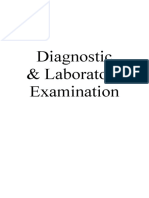 Diagnostic & Laboratory Examination