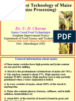 Post Harvest Technology of Maize (Maize Processing) : Dr. U. D. Chavan