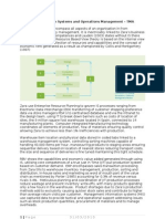 Informations Systems and Operations Management