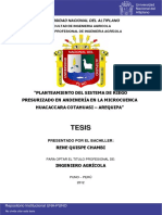 Requerimientos para Riego Presurizado PDF