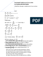 Module II - Lecture Notes 1 - Isentropic Flow - Area Variation With Mach Number