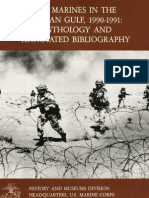 The Marines in The Persian Gulf 1990-1991 Anthology and Annotated Bibliography