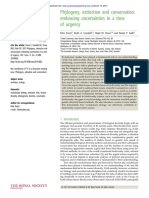 Forest Et Al. Phylogeny, Extinction and Conservation