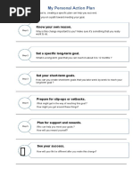 UK My Personal Action Plan