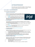 Financial Statement (Types)