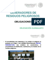 Obligaciones Generadores de Residuos Peligrosos (PROFEPA)