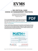 EVMS Critical Care COVID-19 Protocol