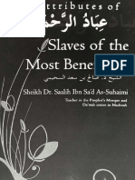 15 Attributes of The Slaves of The Most Beneficent Sh. Saalih As Suhaimi 1