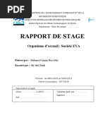 Rapport de Stage