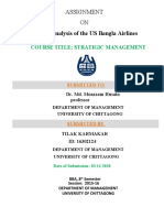 SWOT Analysis of US Bangla Airlines