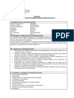 Evaluacion de La Personalidad Mediante Metodos Proyectivos PDF