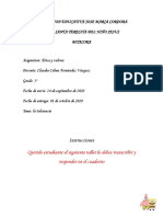 Taller de Ética Grado Tercero 24 de Septiembre