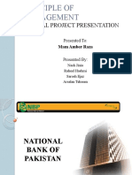 Principle of Management: Final Project Presentation