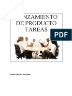 Lanzamiento de Producto Tareas