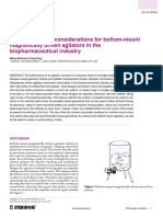 Vessel Geometry Considerations For Bottom-Mount Magnetically Driven Agitators in The Biopharmaceutical Industry