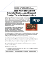 U.S.-based Marxists Subvert Friendly Regimes and Support Foreign Terrorist Organizations