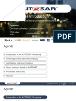 AUTOSAR Introduction: The Vision, The Partnership and Current Features in A Nutshell