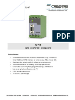 Operating Manual: Signal Converter SSI - Analog / Serial