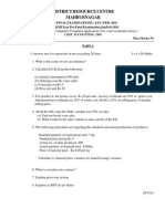 Cost Accounting B.Com III Year