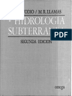 Hidrologia Subterranea Tomo I (Custodio y Llamas) PDF