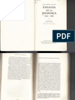 Ensayos de La Memoria 1943-1983 Philippe Ariés