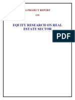 Equity Research On Real Estate Sector