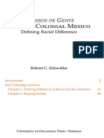 Robert C. Schwaller - (2016) Generos de Gente in Early Colonial Mexico. Defining Racial Difference (Pp. 3-83)