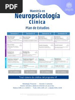 Plan Estudios Neuropsicologia Clinica Ago28