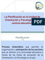 2017 - Planificación en La Unidad de Orientación y Psicología