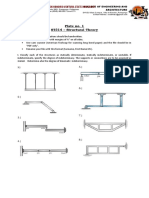 Plate No. 1 ST314 - Structural Theory: Don Honorio Ventura State University