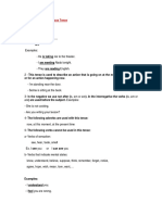 1-Form Is: (2) The Present Continuous Tense