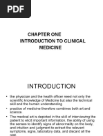 Chapter One Introduction To Clinical Medicine