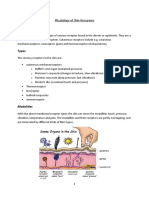 Physiology of Skin Receptors