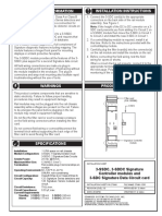 Installation Instructions Product Information