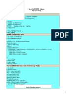 Oracle RMAN Demo