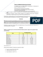 Caracteristicas de Material Afirmado para Bacheo