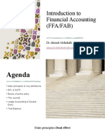 Introduction To Financial Accounting (FFA/FAB) : DR Ahmad Alshehabi