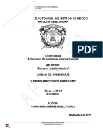 PROCESO ADMINISTRATIVO - UNIAUTONOMA MEXICO-caso Práctico