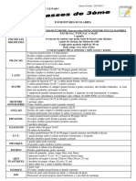 Liste Des Fournitures 3eme PDF