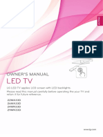 Led TV: Owner'S Manual