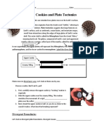 Oreo Lab and Plate Tectonics HW