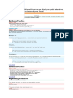 Inversion in Conditional Sentences