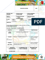 Formato Plan de Accion y Contingencia