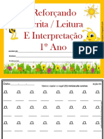 Reforçando Escrita Leitura e Interpretação