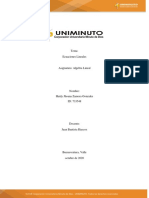 Ecuaciones Lineales y Estudio de Caso