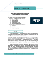 Session No. 1-3/ Week No. 2: Cities of Mandaluyong and Pasig