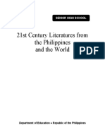 21st Century Literatures From The Philippines and The World: Senior High School