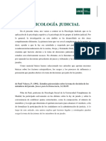 Tema 5. Psicología Judicial