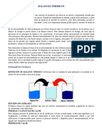 Lab 4. Balances Térmicos