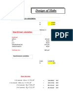 Design of Slabs: Step (1) Thickness Calculation